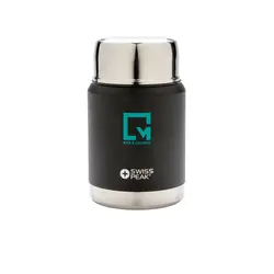 Bakrena termo kutija za ručak Swiss Peak Elite P432.98 black-3
