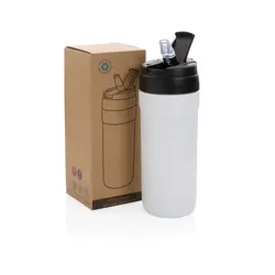 Čaša s dvostrukim poklopcem RCS RSS P433.13 white-13