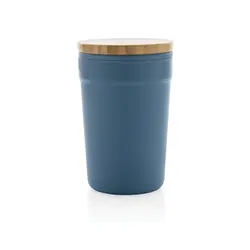 Šalica s poklopcem od FSC bambusa P433.29 blue-2