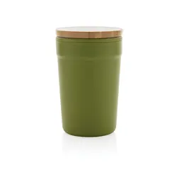 Šalica s poklopcem od FSC bambusa P433.29 green-2