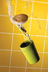 Šalica s poklopcem od FSC bambusa P433.29 green-10