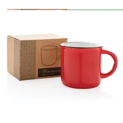 Keramička šalica Vintage 280 ml P434.03 red-8