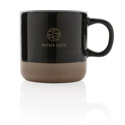 Glazirana keramička šalica 360 ml P434.11 black-3
