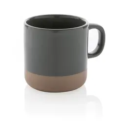 Glazirana keramička šalica 360 ml P434.11 grey-1