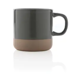 Glazirana keramička šalica 360 ml P434.11 grey-2