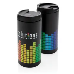 Termo čaša od recikliranog nehrđajućeg čelika Metro RCS P435.04 black-9