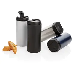 Termo čaša od recikliranog nehrđajućeg čelika Metro RCS P435.04 black-13