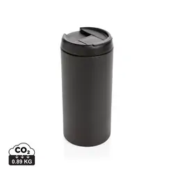 Termo čaša od recikliranog nehrđajućeg čelika Metro RCS P435.04 black-21 Termo čaša od recikliranog nehrđajućeg čelika Metro RCS P435.04 black-21