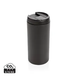 Termo čaša od recikliranog nehrđajućeg čelika Metro RCS P435.04 black-0