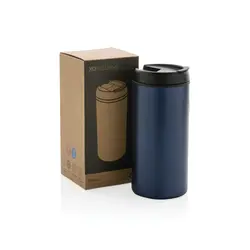 Termo čaša od recikliranog nehrđajućeg čelika Metro RCS P435.04 blue-7