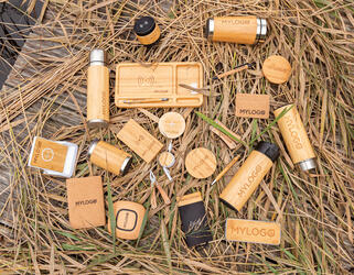 Termosica od bambusa P436.23 brown-12