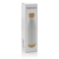 Promotivna termosica s poklopcem i dnom od bambusa P436.79 white-9