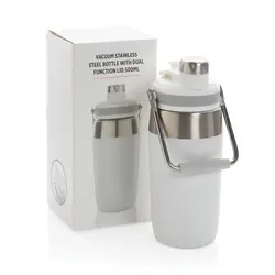 Promotivna termosica s dvostrukim poklopcem 500 ml P436.97 white-13