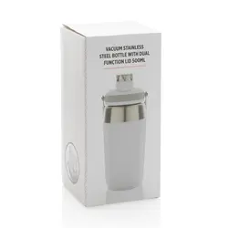 Promotivna termosica s dvostrukim poklopcem 500 ml P436.97 white-14