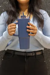 Termo čaša s ručkom 900 ml Tana P437.10 navy-9