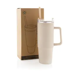 Termo čaša s ručkom 900 ml Tana P437.10 beige-9