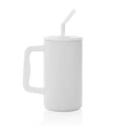 Termo šalica od recikliranog čelika 800 ml Cube RCS P437.31 white-5