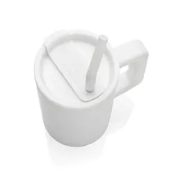Termo šalica od recikliranog čelika 800 ml Cube RCS P437.31 white-7