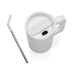 Termo šalica od recikliranog čelika 800 ml Cube RCS P437.31 white-8