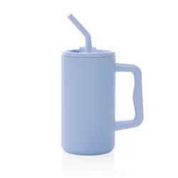 Termo šalica od recikliranog čelika 800 ml Cube RCS P437.31 light blue-2