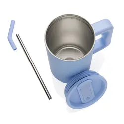 Termo šalica od recikliranog čelika 800 ml Cube RCS P437.31 light blue-9