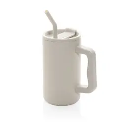 Termo šalica od recikliranog čelika 800 ml Cube RCS P437.31 beige-1