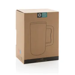 Termo šalica od recikliranog čelika 800 ml Cube RCS P437.31 beige-20