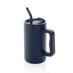 Termo šalica od recikliranog čelika 800 ml Cube RCS P437.31 navy-1