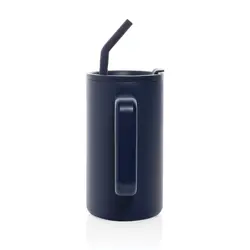 Termo šalica od recikliranog čelika 800 ml Cube RCS P437.31 navy-6