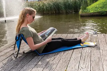 Sklopiva ležaljka za plažu P453.11 blue-9