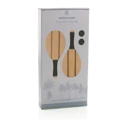 Drveni set za tenis freskobol P453.50 brown-8