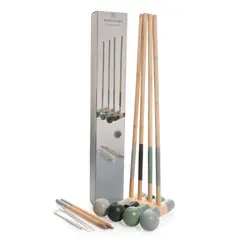 Drveni set za kriket P453.53 brown-5