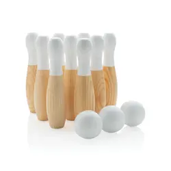 Drveni set za kuglane P453.54 brown-1