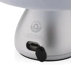 Stolna USB lampa od reciklirane plastike Luming RCS P513.74 grey-4