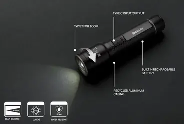 Baterijska lampa RCS punjiva P513.93 black-14