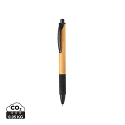 Olovka od bambusa i pšenične slame P610.53 black-0