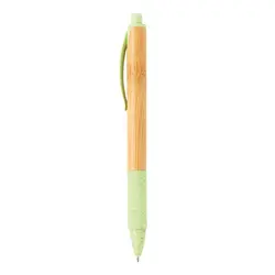 Olovka od bambusa i pšenične slame P610.53 green-2