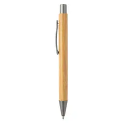 Kemijska olovka od bambusa tankog dizajna P610.56 brown-2