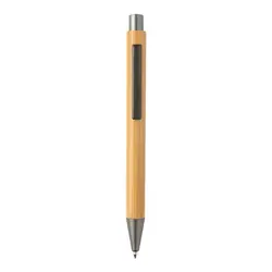 Kemijska olovka od bambusa tankog dizajna P610.56 brown-4