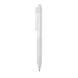 Matirana kemijska olovka sa silikonskim držačem X9 P610.79 white-4