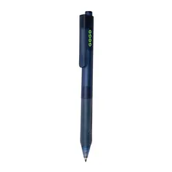 Matirana kemijska olovka sa silikonskim držačem X9 P610.79 navy-3