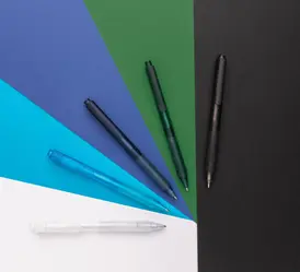 Matirana kemijska olovka sa silikonskim držačem X9 P610.79 navy-6