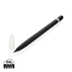 Aluminijska olovka bez tinte s gumicom P611.12 black-0