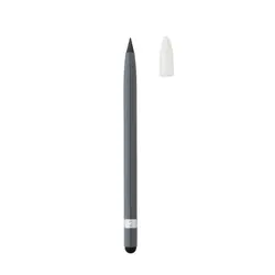 Aluminijska olovka bez tinte s gumicom P611.12 grey-2