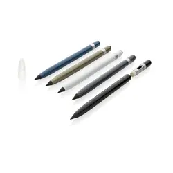 Aluminijska olovka bez tinte s gumicom P611.12 grey-5