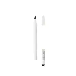 Aluminijska olovka bez tinte s gumicom P611.12 white-4