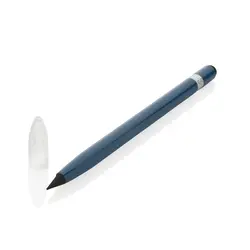 Aluminijska olovka bez tinte s gumicom P611.12 blue-1