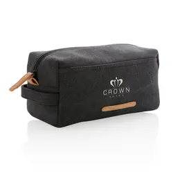 Platnena kozmetička torbica P703.04 black-3