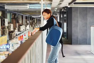 Ruksak Bobby Hero Small sa zaštitom od krađe P705.70 light blue-19