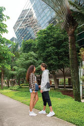 Torbica za rame Boxy Sling P705.95 navy-23